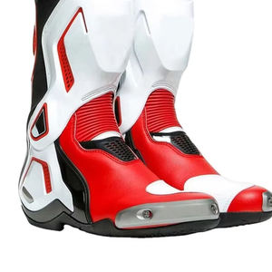 Nuevas Botas de Motociclismo para Hombre, Transpirables, de Cuero, Impermeables, de Secado Rápido y Cómodas, con Jersey de Carreras - Product Image 3