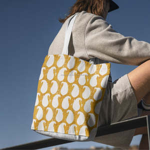 Sac de courses tendance et moderne à motif géométrique, en coton doux et durable, imprimé en gros, sac à main pour filles - Product Image 3