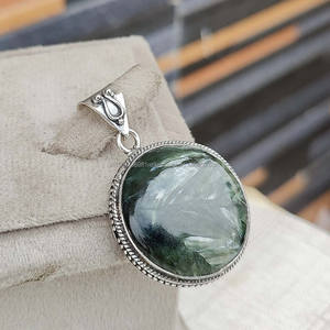 Meilleure vente 925 pendentif en argent Sterling fait à la main Designer amoureux forme pour les femmes cadeau de mariage - Product Image 2