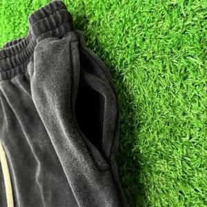 New Fashion Washed Sweat <b>Pant</b> Custom Breathable Acid Washed Trousers Plain Sweatpants Men's <b>Pants</b> Casual Wear Streetwear - Product Image 5