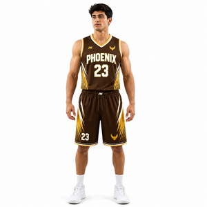 Custom Basketball Sportswear Set Jersey <b>Shorts</b> 3D Printed Sublimated Design Quick Dry Fabric Customizable Training Uniform for - Product Image 4
