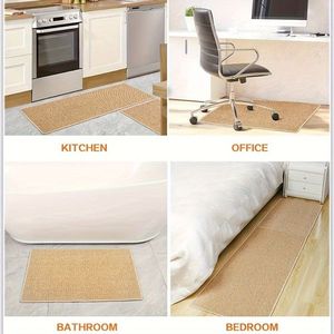 1pc Super Absorbent Satin Resistant <b>Washable</b> Non-Skid Anti-Fatigue Kitchen Mat for Laundry Room 25X95In <b>Runner</b> Rug - Product Image 3