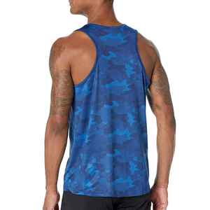 Débardeur Homme Sur Mesure Haute Qualité Respirant Écologique Séchage Rapide Gym Entraînement Paillettes Frontales 180g Style Urbain Décontracté - Product Image 6