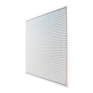 3JW 1654619003 VIM GRSC FF 595x595 Aluminium RAL9003 Mat Mesh Grille D Filter Holder Registers & Grilles Produit - Product Image 1