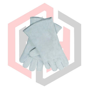Gants de soudage en cuir de vachette, gants en cuir pour soudeurs, résistants à la chaleur, anti-feu, pour le barbecue et le travail - Product Image 3