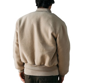 100% <b>Wool</b> Custom High Quality Embroidery Men's Letterman Varsity Jacket Wholesale Custom Men Designed <b>Wool</b> Varsity Jackets - Product Image 2