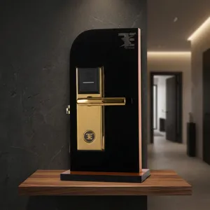 Cerradura Inteligente para Puerta de Hotel Gold TES 301SB con RFID para Sistema de Control de Acceso por Contraseña y Tarjeta - Cerradura Digital Segura - Product Image 2