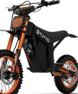 MEJOR OFERTA 2026: Motocicleta Eléctrica Todoterreno con Motor sin Escobillas de 501-1000W, Velocidad Máxima <40km/h, Diseño Negro y Naranja - Product Image 2