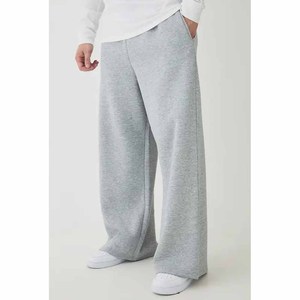High Quality Blank 300gsm-500gsm Extreme Wide Leg Basic Sweatpants Unisex 100% Cotton Men's Straight Leg Joggers <b>Pants</b> Trousers - Product Image 4