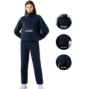 Conjunto Deportivo de Invierno para Mujer OEM 2026, 2 Piezas, Sudadera con Capucha y Pantalones Deportivos de Felpa, Ropa Casual para Actividades al Aire Libre - Product Image 6