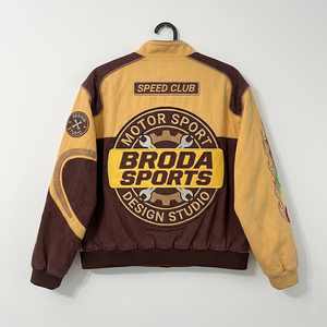 OEM Wholesale Custom Professional Unisex Varsity College Baseball <b>Bomber</b> Nascar Racing Vintage Graphic <b>Summer</b> Winter % - Product Image 2