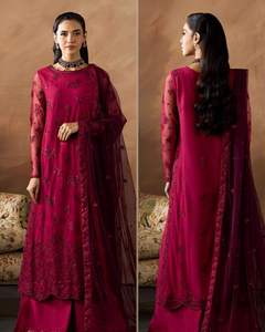 Collection 2026 – Costume de cérémonie 3 pièces en tulle brodé de luxe – Tenue de mariée et de mariage - Product Image 3