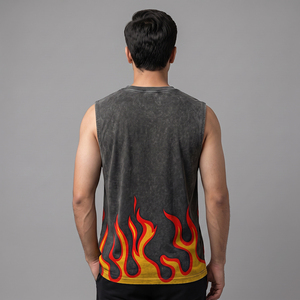Camiseta Deportiva de Verano 2026 para Hombre, Talla Grande, 220 g/m², 100% Algodón, Transpirable, Cómoda, de Secado Rápido, Tejida, para Gimnasio - Product Image 2