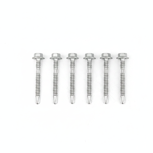 Self-Drilling Screws Washer Head Zinc/Hot-Dip Galvanized Carbon Steel Metric/Inch Standard Thread Full-Length Class 8 - Product Image 1
