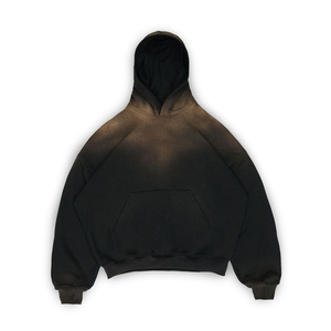 เสื้อฮู้ดพิมพ์ลายกราฟิกสไตล์วินเทจ สีซีดจาง ผ้าฝ้าย 100% ทรงหลวม ระบายอากาศได้ดี เป็นมิตรกับสิ่งแวดล้อม สไตล์ไฮสตรีท ปักลาย สำหรับผู้ชาย - Product Image 1
