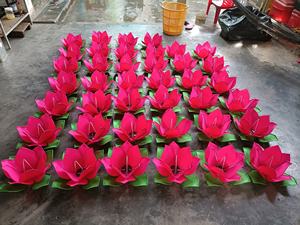 Silk Lanterns Waterproof Bamboo Silk Lanterns Hanging Decor For Garden Party Wedding Vietnam Silk Lanterns - Product Image 6