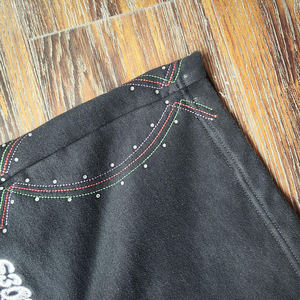 Shorts Homme Prix Usine Haute Qualité Été Coton Épais Délavé Style Rétro Ample Tendance Urbaine Personnalisé Strass - Product Image 5