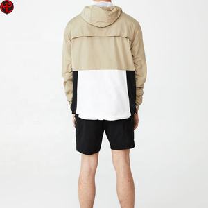 Good Quality Customized Label Design Waterproof Track Jacket OEM/ODM Nylon Windbreaker Men's Nylon Jackets - Product Image 4