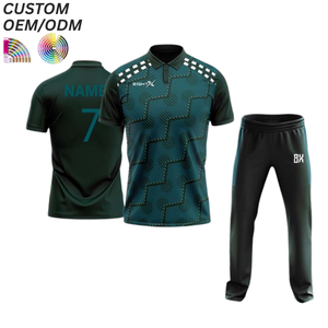 Camiseta de Cricket Personalizada, Transpirable, de Secado Rápido, 100% Poliéster, Uniforme de Equipo Sublimado, Soporte OEM ODM para Ropa al Por Mayor - Product Image 4