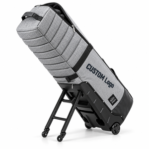 Funda de Viaje para Palos de Golf de Gran Capacidad, Personalizada, con Ruedas de Deslizamiento Fácil y Acolchado Protector en la Parte Inferior para el Transporte de Equipos de Golf - Product Image 2