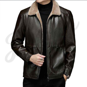 Chaqueta de Cuero Vacuno Personalizada para Hombre, Chaqueta de Motociclista de Moda para Invierno, Chaqueta de Cuero de Lujo para Hombre, Estilo Vintage Retro Biker - Product Image 5
