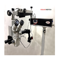 Portable Neurosurgery Microscope Binocular 3/5 Step Zoom Magnification Coaxial Illumination 12.5x WF Eyepiece Floor Stand/Table