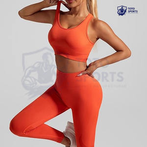 Ensemble de yoga pour femmes, tendance, respirant, confortable, tissu doux, coupe ajustée, performance élégante, idéal pour la course à pied et le fitness, pour adultes. - Product Image 2