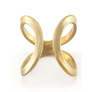 Anillo Geométrico de Latón Chapado en Oro, Unisex, Moderno, para Uso Diario, Anillos de Moda - Product Image 2