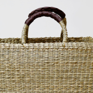 Cestas de Seagrass Ecológicas Hechas a Mano de la Fábrica Artex Dong Thap, Productos Artesanales de Vietnam, Modelo de Jacinto de Agua BH1822A-1NA - Product Image 2