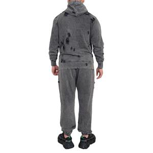 Survêtements pour hommes personnalisables, vintage, 100% coton, effet délavé, à prix avantageux - Product Image 4