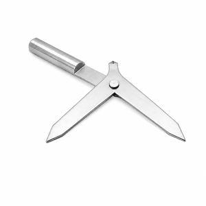 Heavy Duty Steel <b>Center</b> <b>Finder</b> Square 1-1/2inch (38mm) with Round Bar <b>Finder</b> Head and 3/8inch Diameter - Product Image 3