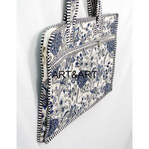 ART&ART Mochila para Portátil de Algodón con Estampado Blanco, Acolchada, Gran Capacidad, Informal, de Viaje, Ligera, Estilo Clásico, Textil - Product Image 2