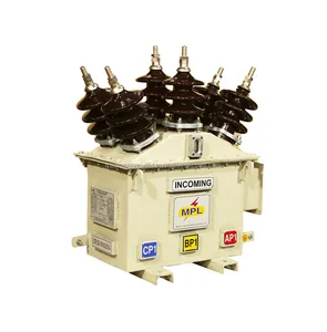 33 KV elektrik enstrüman ölçüm dağıtım sisteminin yüksek gerilim tarafı hindistan'dan CT-VT ölçüm birimini birleştirdi