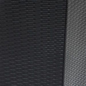 Set di 3 Vasi Neri per Piante da Interno con Foro di Drenaggio, Grandi Contenitori in Plastica per Giardino, Balcone e Orto - Product Image 5