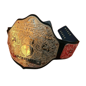 Cinturón de Campeonato Mundial de Peso Pesado de la WWE, Personalizable, de Alta Calidad, Dorado y Negro, Cinturón Deportivo Personalizado, Cinturón de Título de Undertaker - Product Image 3