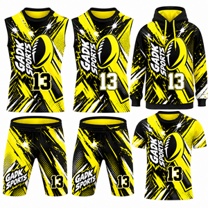 Maillots de football 7 contre 7 personnalisés de haute qualité, uniformes de compression sublimés - Product Image 2