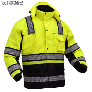 Hand Made Heavy Duty Good Seller With Own Logo Machine Washable OEM ODM Service Make Your Own Reflective Work Wear <b>Jackets</b> - Product Image 3