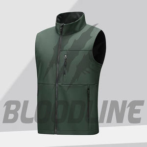 Gilet coupe-vent sans manches pour homme Bloodline, bleu foncé, impression par sublimation, vêtements d'extérieur pour l'hiver - Product Image 5