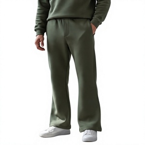 Pantalones de chándal anchos y holgados de algodón 100% ligero para hombre, estilo urbano, con cintura elástica, antiestáticos, personalizables. - Product Image 6