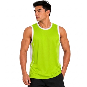 Débardeur unisexe sans manches 100% polyester mesh séchage rapide léger - Product Image 1