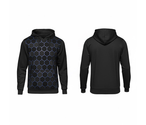 Vente en gros de sweats à capuche personnalisés imprimés par sublimation, fabricant de vêtements de sport, sweats à capuche personnalisés pour équipes, hommes, femmes, jeunes, entraînement - Product Image 3