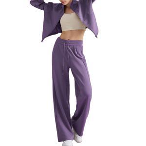 Jogger pantalones pesados diferentes 3 piezas transpirables mujeres colores Fitness deportes chándales bordado estampado chándales - Product Image 4