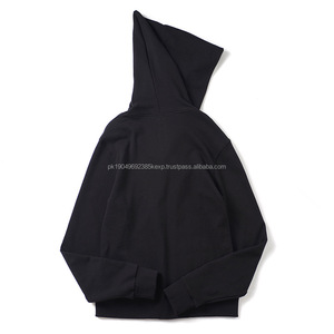 Sweats à capuche lavables en pur coton de style ancien personnalisés Services de traitement de vêtements traditionnels Sweat à capuche zippé 100% coton - Product Image 4