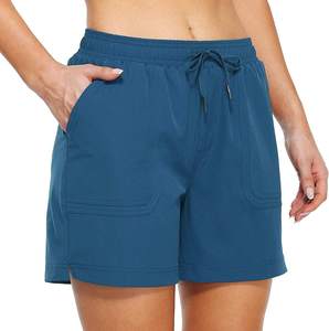 Pantalones Cortos Deportivos para Hombre Hechos en Pakistán, de la Mejor Calidad, Poliéster/Algodón Sólido, Transpirables, de Secado Rápido, Ecológicos, Impermeables, con Cintura Elástica - Product Image 1