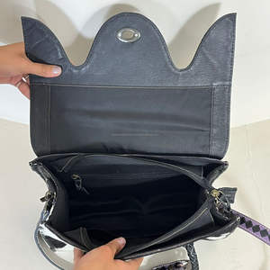 Nuevo bolso tote a cuadros de cuero genuino de vaca con diseño floral, elegante bolso de hombro y bandolera para mujer para uso diario. - Product Image 6