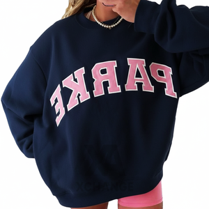 Sudadera Oversize de Cuello Alto para Mujer, Personalizada, de Forro Polar, Estilo Casual Urbano - Product Image 2