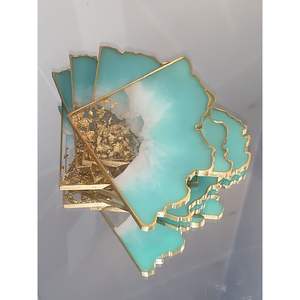 Posavasos de Resina Ovalados y Redondos para la Organización del Dormitorio, Juegos de Servicio de Bebidas - Product Image 6