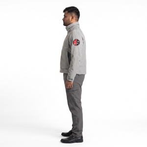 Custom Men's <b>Waterproof</b> Breathable Softshell Jacket Windproof Outdoor Workwear Utility Coat OEM Wholesale Blank Jacket Supplier - Product Image 3