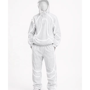Custom <b>Lightweight</b> <b>Jogger</b> Set Reflective Windbreaker Sweatsuit Nylon Tracksuit Nylon Windbreaker Jacket Sweatpants Set - Product Image 1