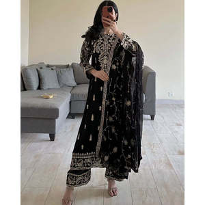 Ensemble de costumes de travail à fil et à séquence pour femmes pour les fêtes - Product Image 4